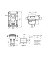 ZCK-01D 4-Pin Elektromanyetik Switch