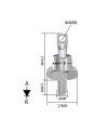 ZX70-12 70A 1200V Metal Vidalı Diyot - Katot