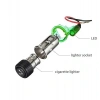 12V 120W Işıklı Oto Çakmaklık - Kırmızı