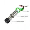 12V 120W Işıklı Oto Çakmaklık - Yeşil