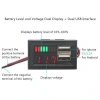 12V Akü Kapasite Göstergesi - 5V 2A USB Çıkışlı