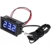12V Termometre Su Geçirmez Sıcaklık Sensörü - Mavi
