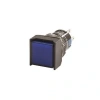 16mm 24V Mavi Anahtarlı Kare Buton CD-AF-11DZ/24V/B