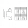 1828 Plastik Tırnaklı Distans