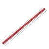 1x40 Erkek Header 40 Pin 2.54mm 180 Derece - Kırmızı