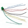 2li ON-OFF Anahtar Mavi Işıklı 5-Kablolu 12V 3A Power + Driving Lights