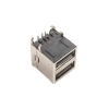 2 Port USB-A 2.0 Dişi Konnektör PCB Tipi