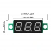 3 Kablo Mini Dijital Voltmetre 0.28inch 0-100V DC