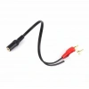 3.5mm Stereo Dişi 2 x RCA Erkek (M) Ses Kablosu