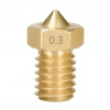 3D Yazıcı-Printer M6 1.75mm / 0.3mm V5-V6 Pirinç Nozzle