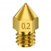 3D Yazıcı-Printer MK8 0.2mm Pirinç Nozzle