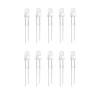 3mm Beyaz Led Paketi Kısa Bacak - 10 Adet