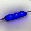 3W Mercekli Modül 3lü Led - Mavi 12V