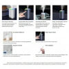 400ml Ultrasonik Hava Nemlendirici Buhar Yapıcı Difüzör Humidifier Beyaz