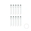 4.8mm Beyaz Mantar Led Paketi - 10 Adet