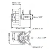 50R 100W BC1 Reosta Direnç - Potansiyometre