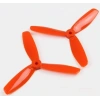 50x4,5mm Kırmızı 3 Bıçaklı Drone Pervanesi Seti