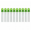 5mm 2V Yeşil Led Paketi - 10 Adet