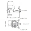 5R 100W BC1 Reosta Direnç - Potansiyometre
