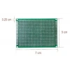 5x7cm Epoxy Çift Taraflı Delikli Plaket