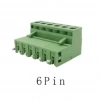 6 Pin 5.08mm Geçmeli 90C Takım Klemens