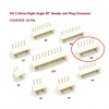 6 Pin JST-XH 2.54 Tunik Konnektör Erkek Eğik 90°