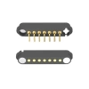 7-Pin 2.54mm 90C Pogo Pin Manyetik Konnektör Takımı