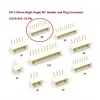 8 Pin JST-XH 2.54 Tunik Konnektör Erkek Eğik 90°