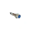 8mm 220V Metal Sinyal Lambası - Mavi
