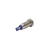 8mm 24v Sarı Led Metal Sinyal Lambası IP67 GQ8F-Y