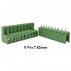 9 Pin 7.62mm Geçmeli 180C Takım Klemens