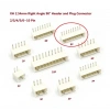 9 Pin JST-XH 2.54 Tunik Konnektör Erkek Eğik 90°