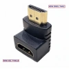 90° HDMI to HDMI Erkek-Dişi (M2F) Dönüştürücü Çevirici