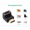 90° HDMI to HDMI Erkek-Dişi (M2F) Dönüştürücü Çevirici