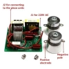 AC 220V Ultrasonik Temizleyici Sürücü Kartı + 2 Adet 50W 40KHZ Transdüser
