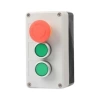 Acil Stop ve İkili Yeşil Push Buton Kutusu