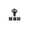 AFT-13 Wireless 3.1A 2xUSB TF Kartlı Type-C RGB Işıklı FM Transmitter