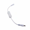 Anahtarlı DC Adaptör Uzatma Kablosu - Beyaz