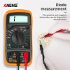 Aneng AN8205C Dijital Multimetre (Sarı)