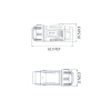 BD-20-C04PE-03-006A 4-Pin Su Geçirmez Konnektör - Erkek