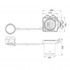 BD-24-J/RJ45/213/SX-43-201 Su Geçirmez Ethernet Konnektörü - Dişi