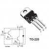 BDX53C - TO220 NPN Transistör