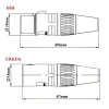 Canon / XLR 5 Pin Jack - Dişi