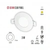Cata CT-5144 3W 6400K Slim Panel Led Spot Beyaz Işık