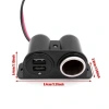 Çift USB Dişi Araç Çakmak Soketi