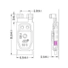 CS2A 250V 8A NC 140 °C Metal Termostat