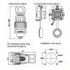 DH-20-C07PE-03-001 7-Pin Su Geçirmez Konnektör - Erkek