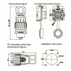 DH-20-C07SX-03-401 7-Pin Su Geçirmez Konnektör - Erkek