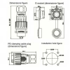DH-20-J05SX-03-401 5-Pin Su Geçirmez Konnektör - Dişi