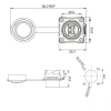 DH-24-J/LC/213/SX-43-401 Su Geçirmez Fiber Optik Konnektör - Dişi